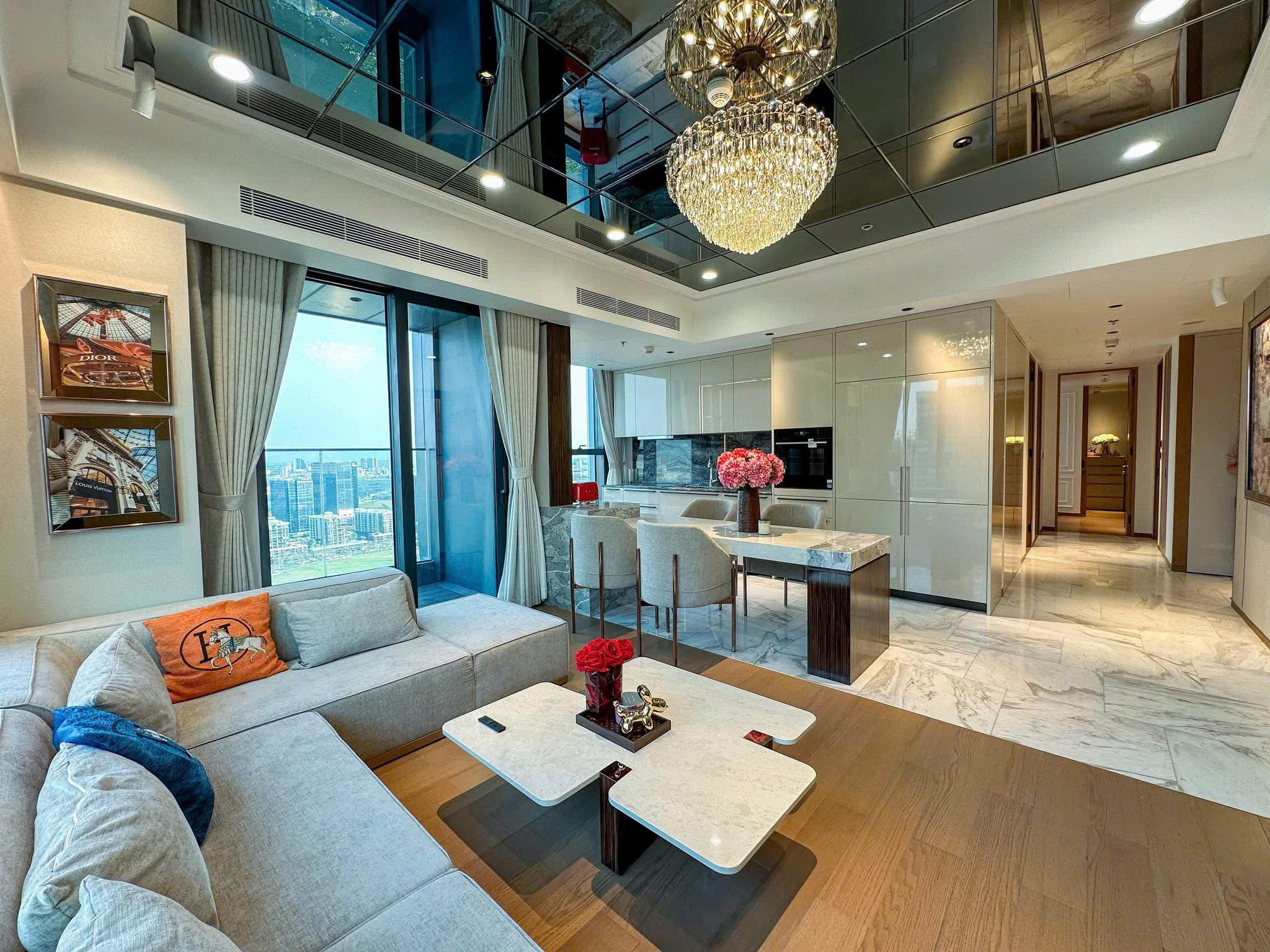 CHO THUÊ CĂN HỘ GRAND MARINA SAIGON SEA TOWER CĂN GÓC 3 PHÒNG NGỦ