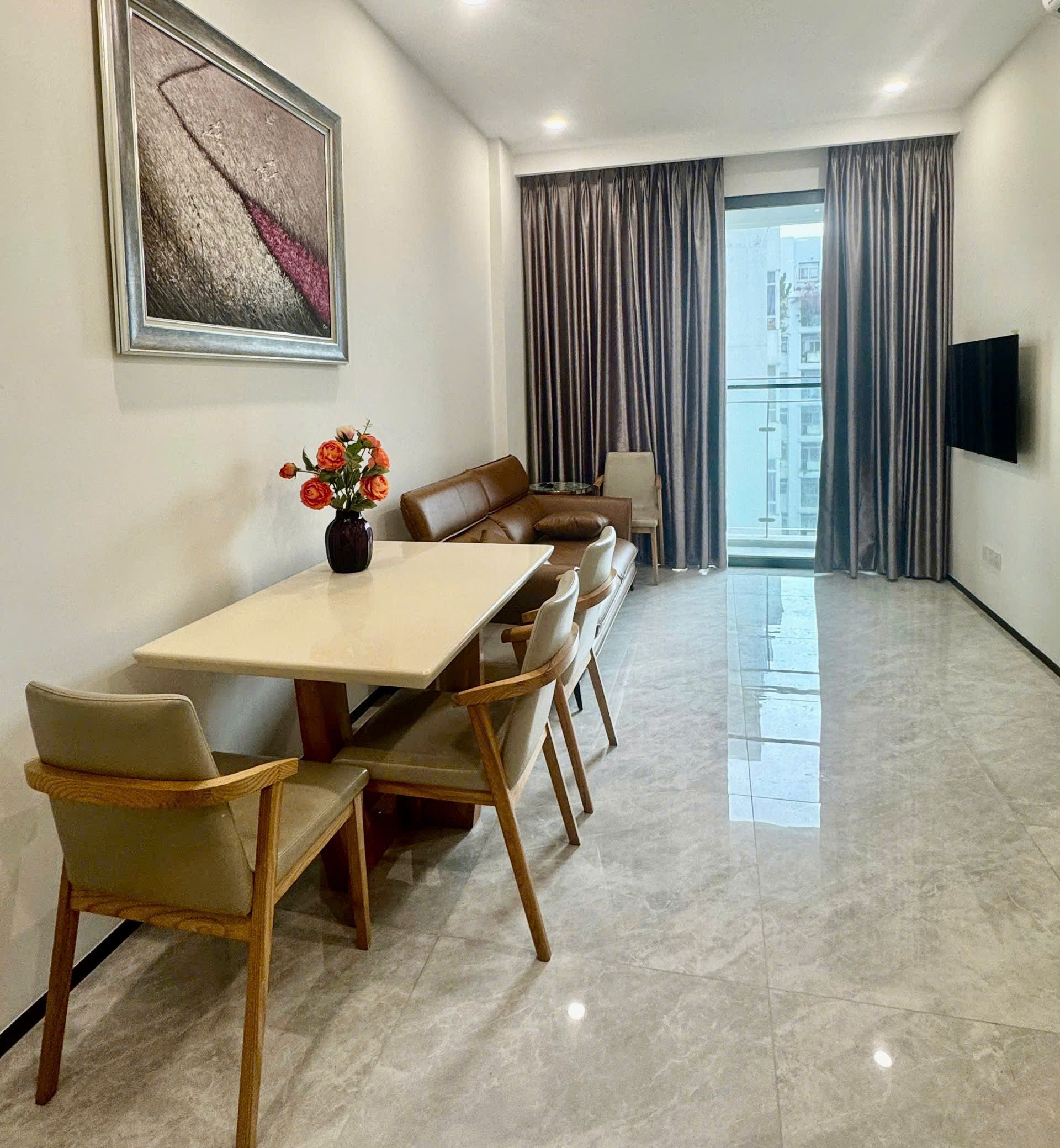 CHO THUÊ CĂN HỘ THE AURORA PHÚ MỸ HƯNG QUẬN 7 – 68M² | 2 PHÒNG NGỦ | FULL NỘI THẤT