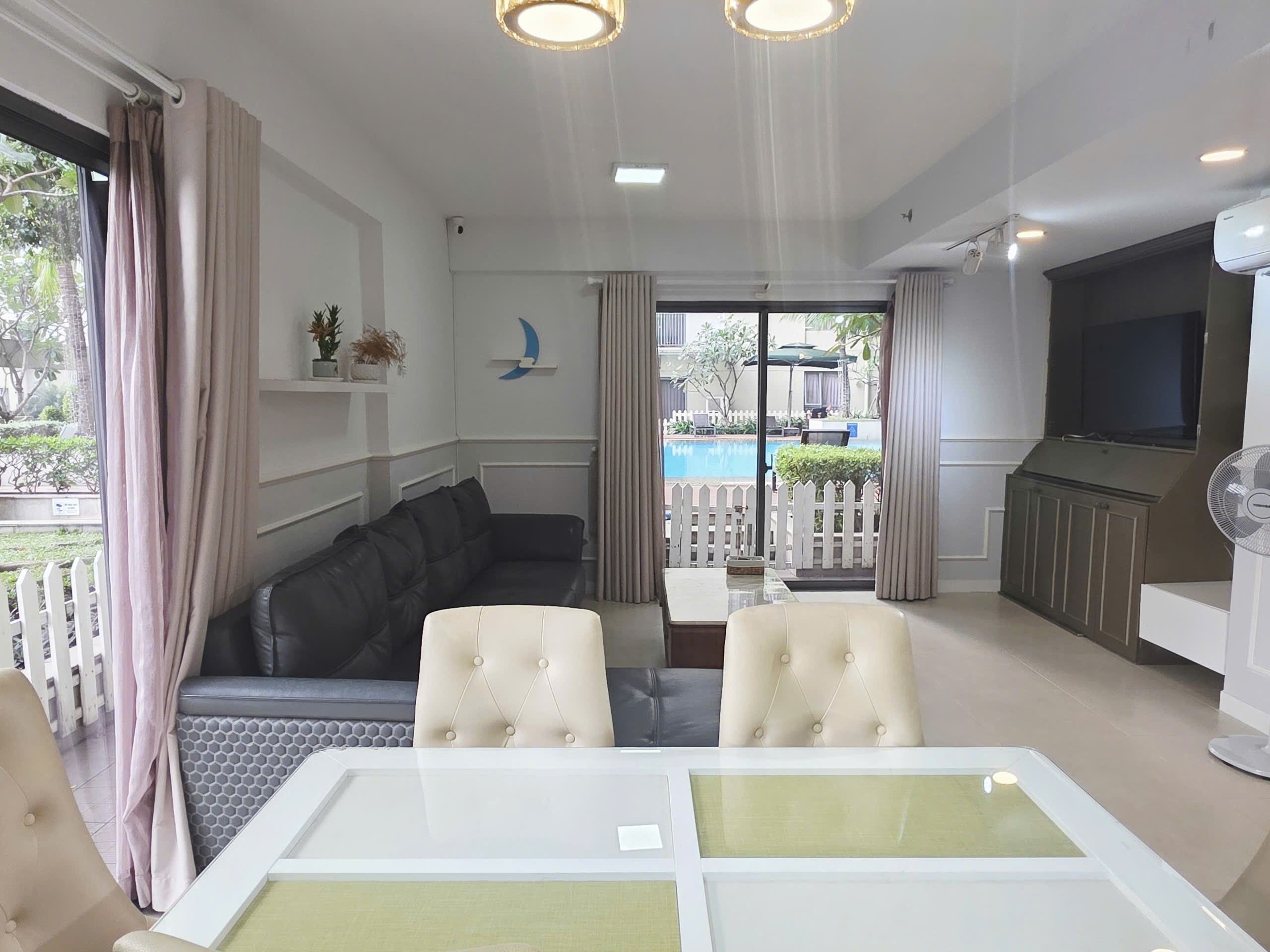 CHO THUÊ CĂN HỘ MASTERI THẢO ĐIỀN – DUPLEX – 160M2 – 3PN – 3WC – FULL NỘI THẤT
