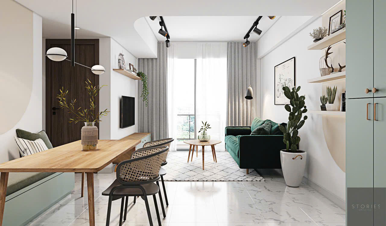 CHO THUÊ CĂN HỘ MIDTOWN M7 THE SIGNATURE 2 PHÒNG NGỦ ĐẦY ĐỦ NỘI THẤT