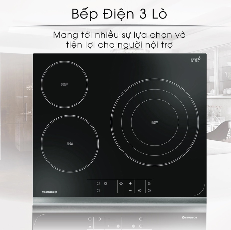 Bếp điện 3 vùng nấu loại nào tốt, chất lượng nhất 2024