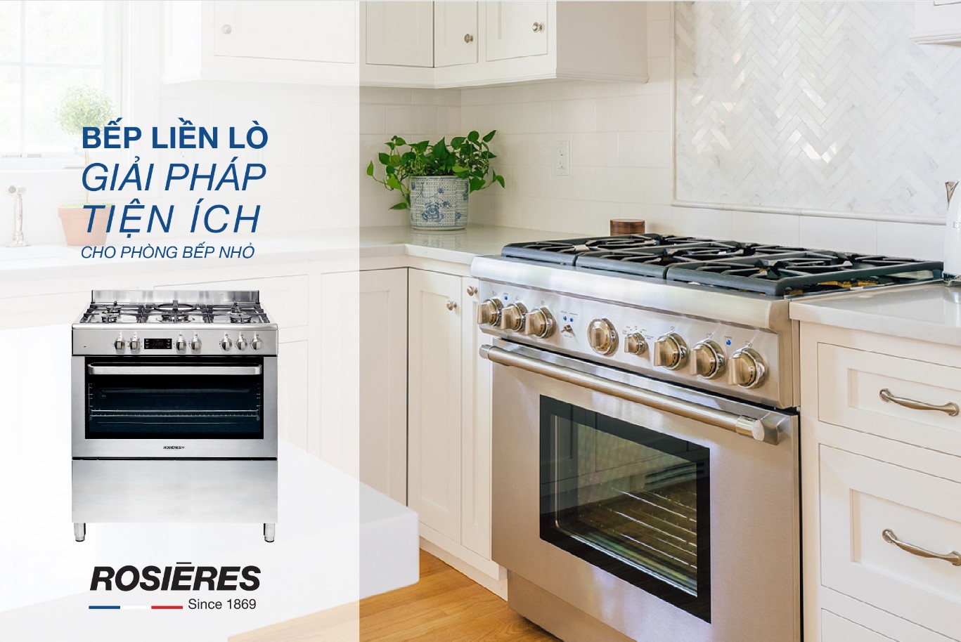 BẾP LIỀN LÒ NƯỚNG- GIẢI PHÁP CHO NHỮNG CĂN BẾP NHỎ