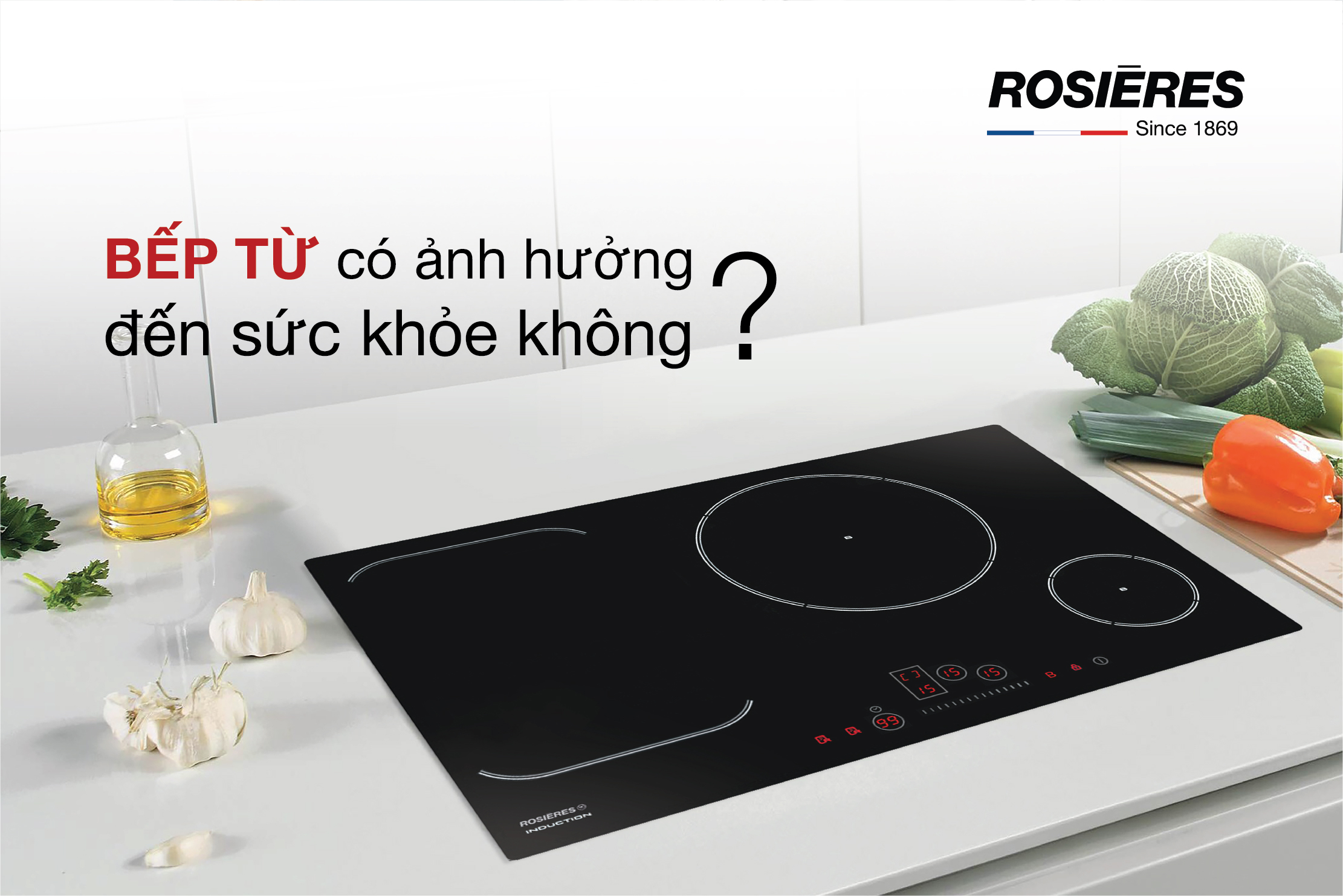 Bếp từ có ảnh hưởng đến sức khỏe không?