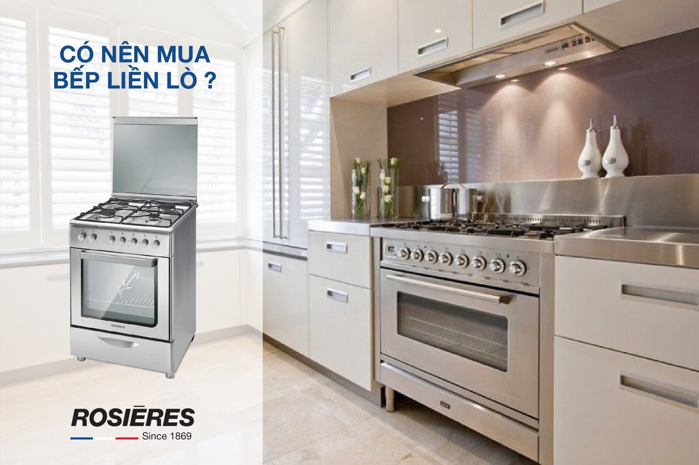 CÁC LOẠI BẾP LIỀN LÒ VÀ LƯU Ý KHI MUA BẾP LIỀN LÒ