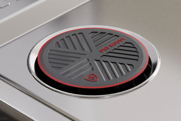 Dry Boost - Công nghệ sấy khí nóng kép khép kín hiện đại nhất thế giới trên máy rửa bát Rosières