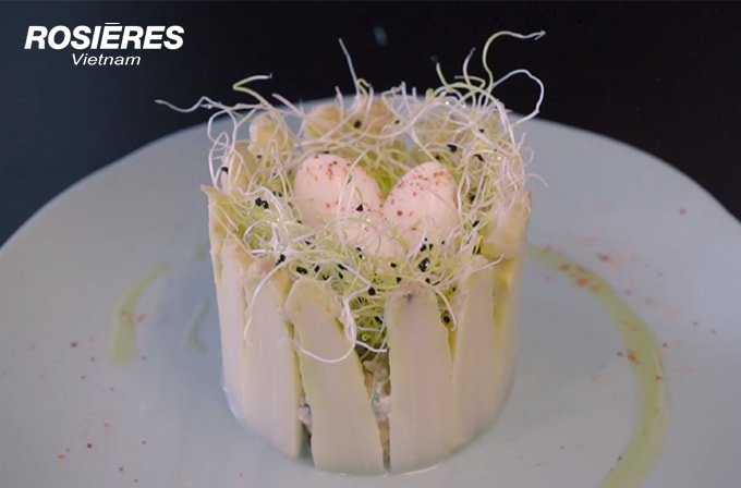 ĐỔI GIÓ SANG CHẢNH LÀM MÓN TARTARE CÁ HỒI TẠO HÌNH TỔ CHIM SINH ĐỘNG