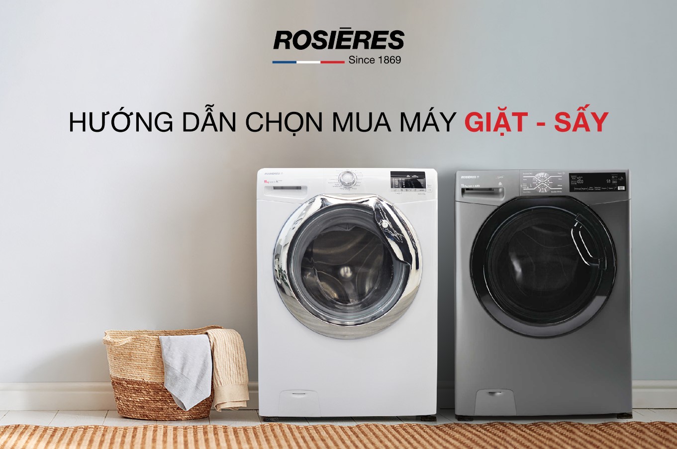 HƯỚNG DẪN CHỌN MUA MÁY GIẶT - SẤY CHO GIA ĐÌNH CHUẨN NHẤT