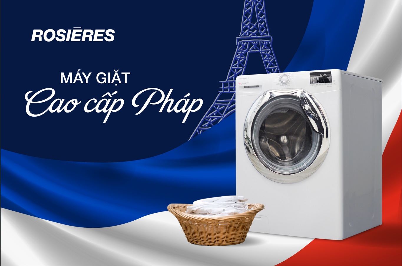 MÁY GIẶT ROSIERES CỦA PHÁP CÓ TỐT KHÔNG?