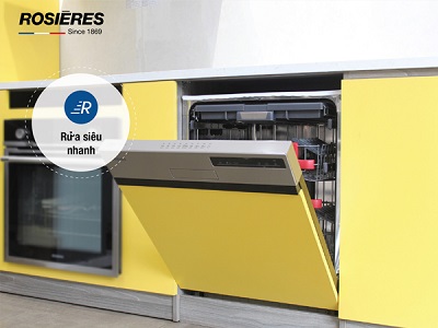 KINH NGHIỆM CHỌN MUA MÁY RỬA BÁT ROSIERES CHO GIA ĐÌNH