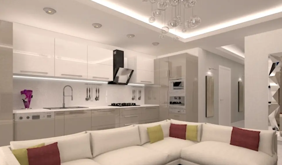 16 cách độc đáo ngăn phòng khách với bếp