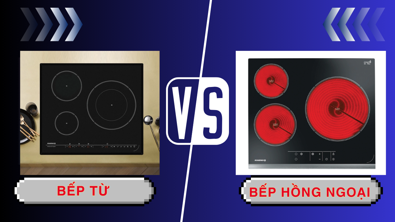 So sánh bếp từ và bếp hồng ngoại? Nên mua bếp nào?