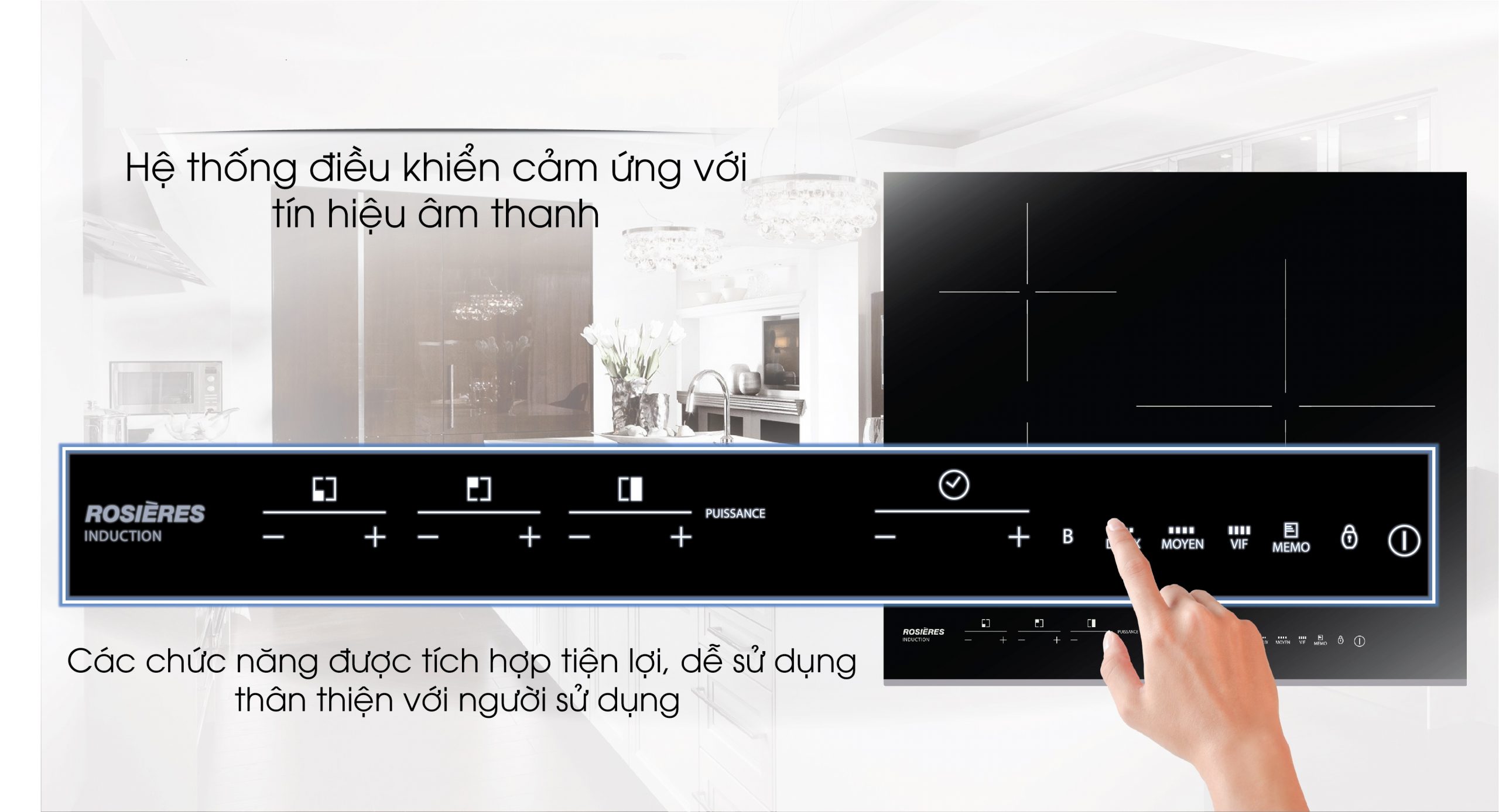 ĐÁNH GIÁ VỀ BẾP TỪ ROSIERES RID346BV