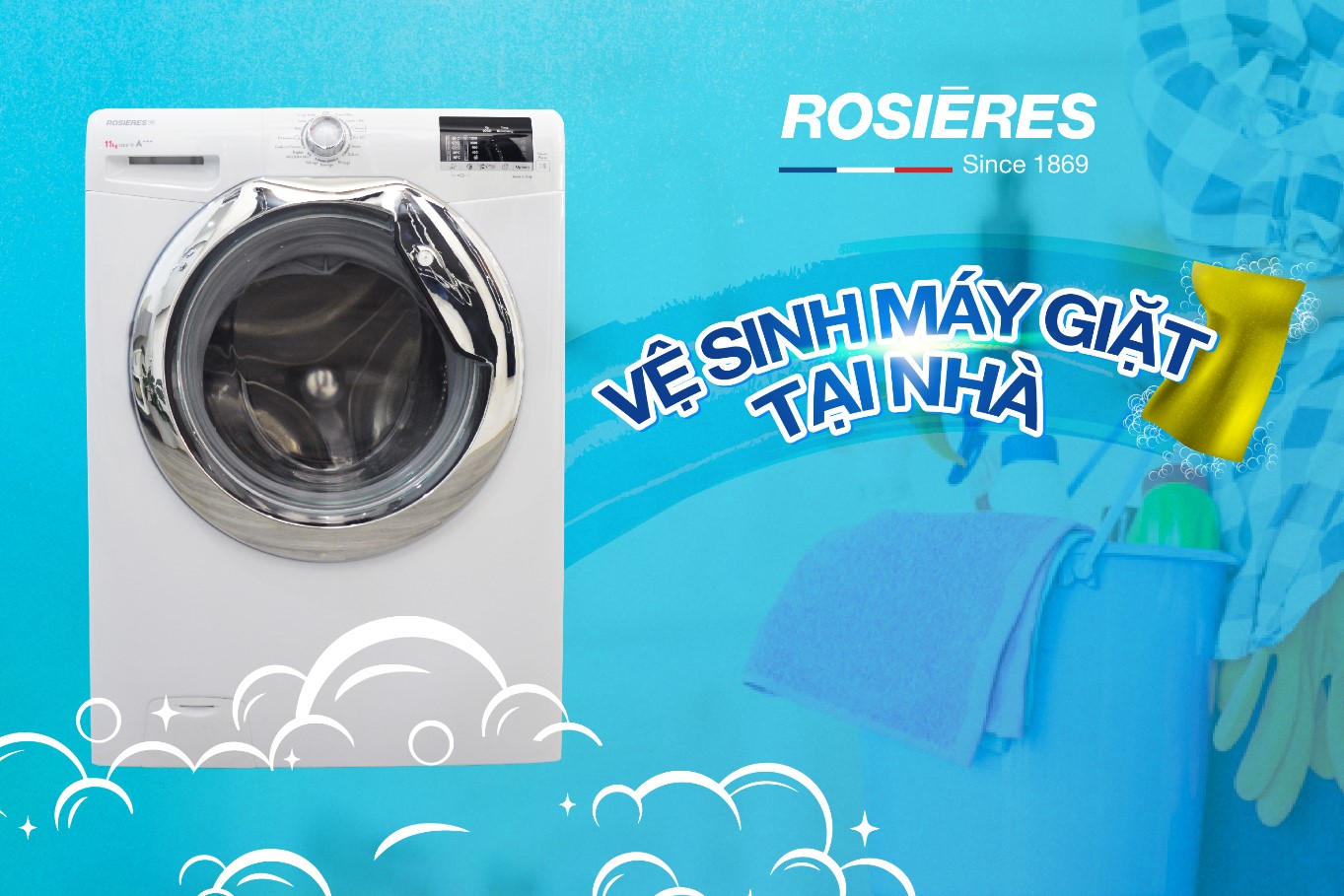 CÁCH TỰ VỆ SINH MÁY GIẶT ĐƠN GIẢN TẠI NHÀ