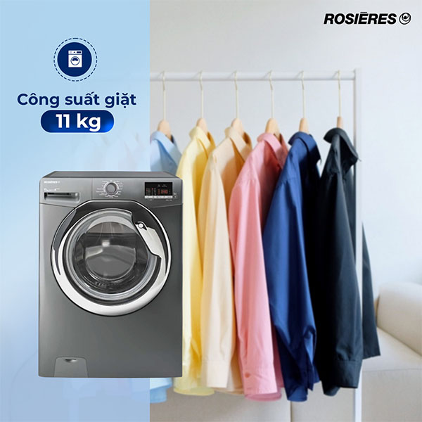 Công suất giặt 11kg