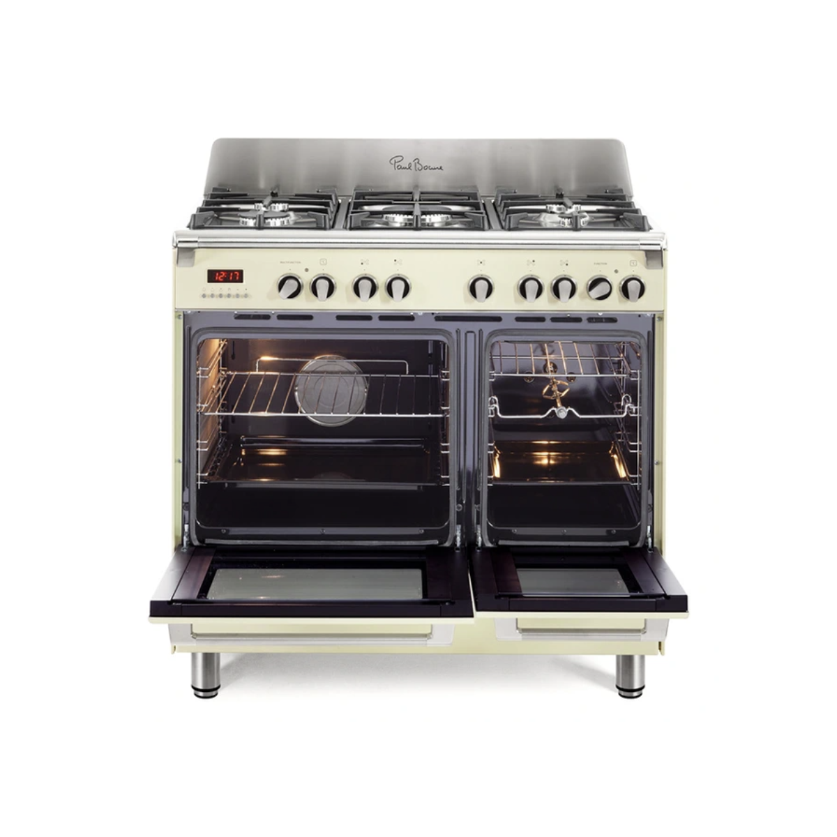 Bếp gas 5 vùng nấu kết hợp 2 lò nướng Rosières RGM95D2C