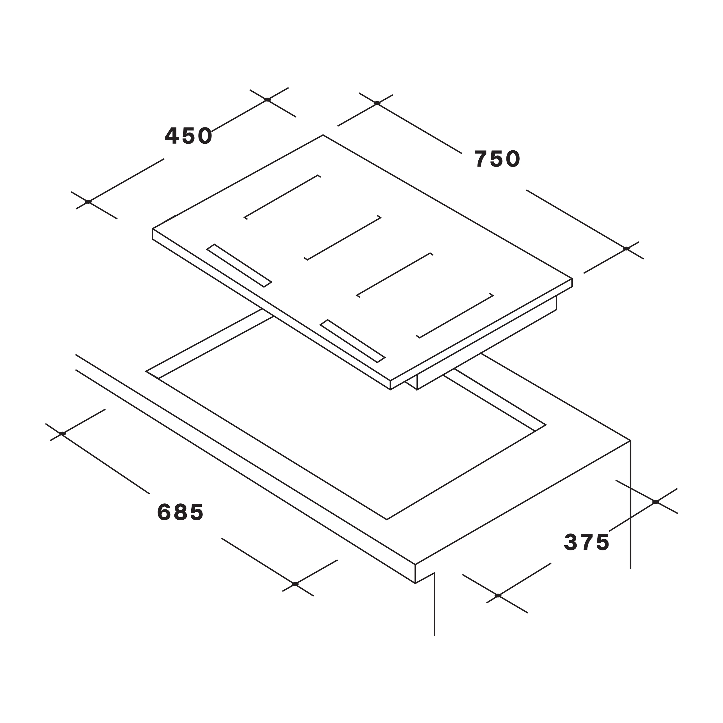 Bếp từ đôi Elba Elio 71-00 - Nhập khẩu chính hãng