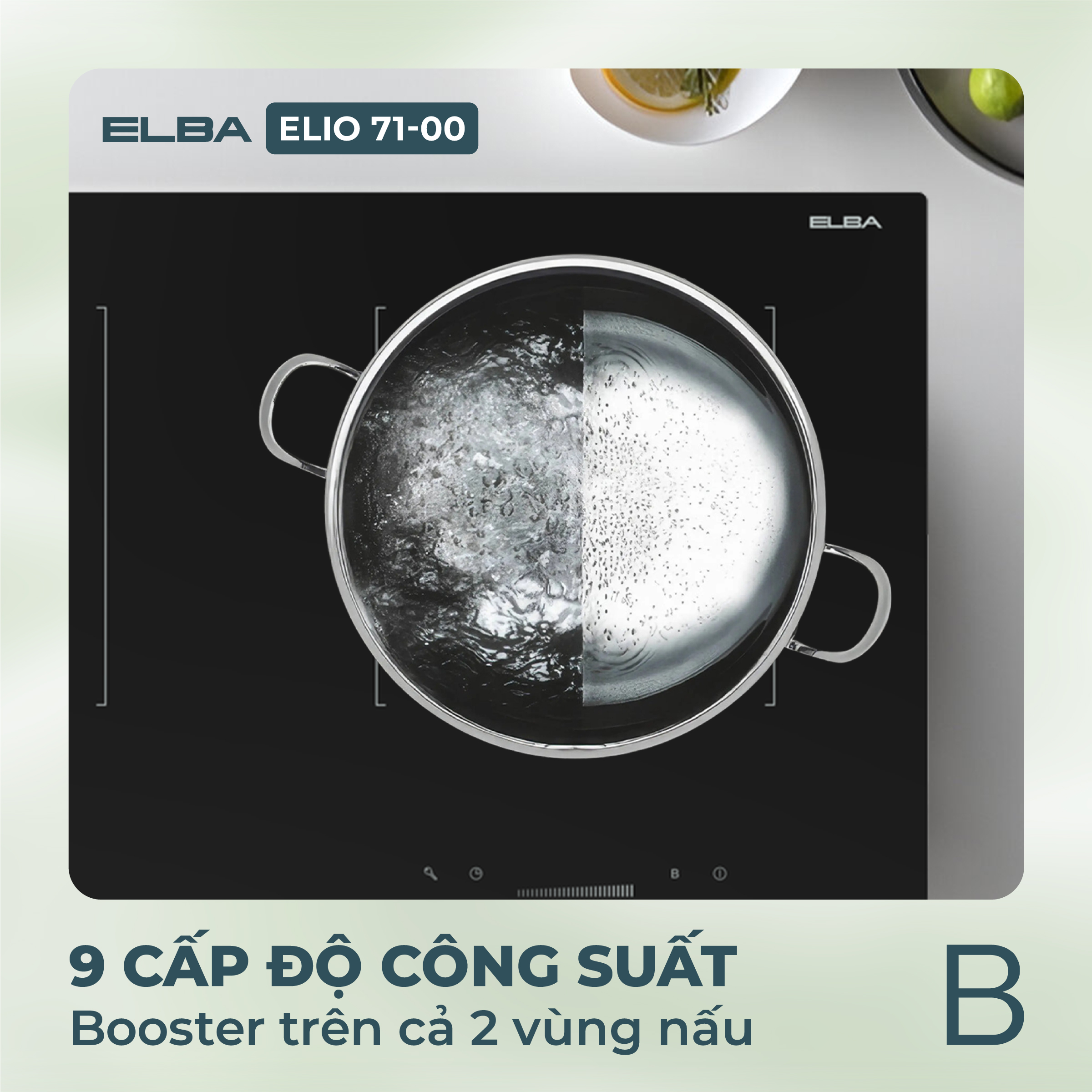 Bếp từ đôi Elba Elio 71-00 - Nhập khẩu chính hãng