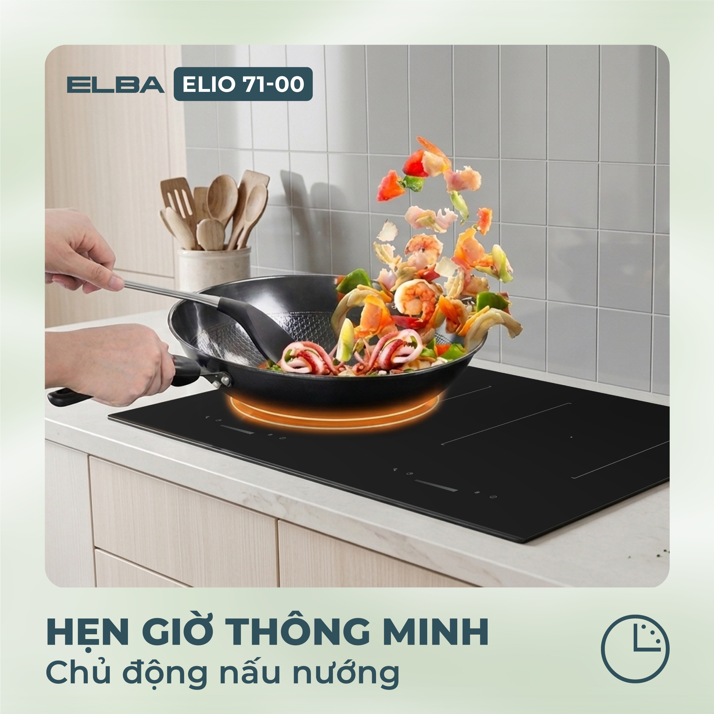 Bếp từ đôi Elba Elio 71-00 - Nhập khẩu chính hãng