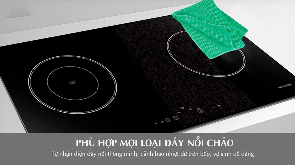 Bếp kết hợp 1 từ 1 hồng ngoại RVPI711