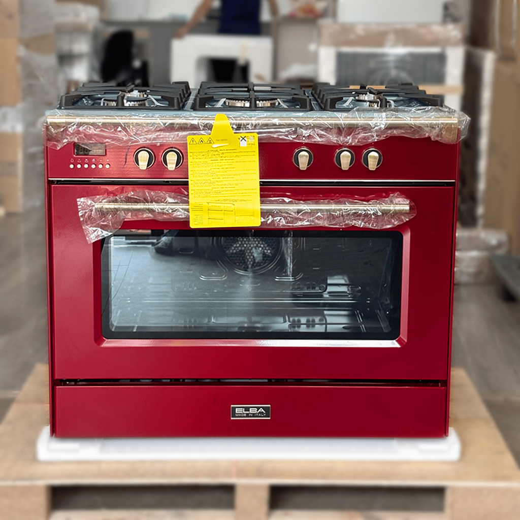 Bếp gas 5 vùng nấu  kết hợp lò nướng 90 cm Elba VR 965 M - Nhập khẩu chính hãng