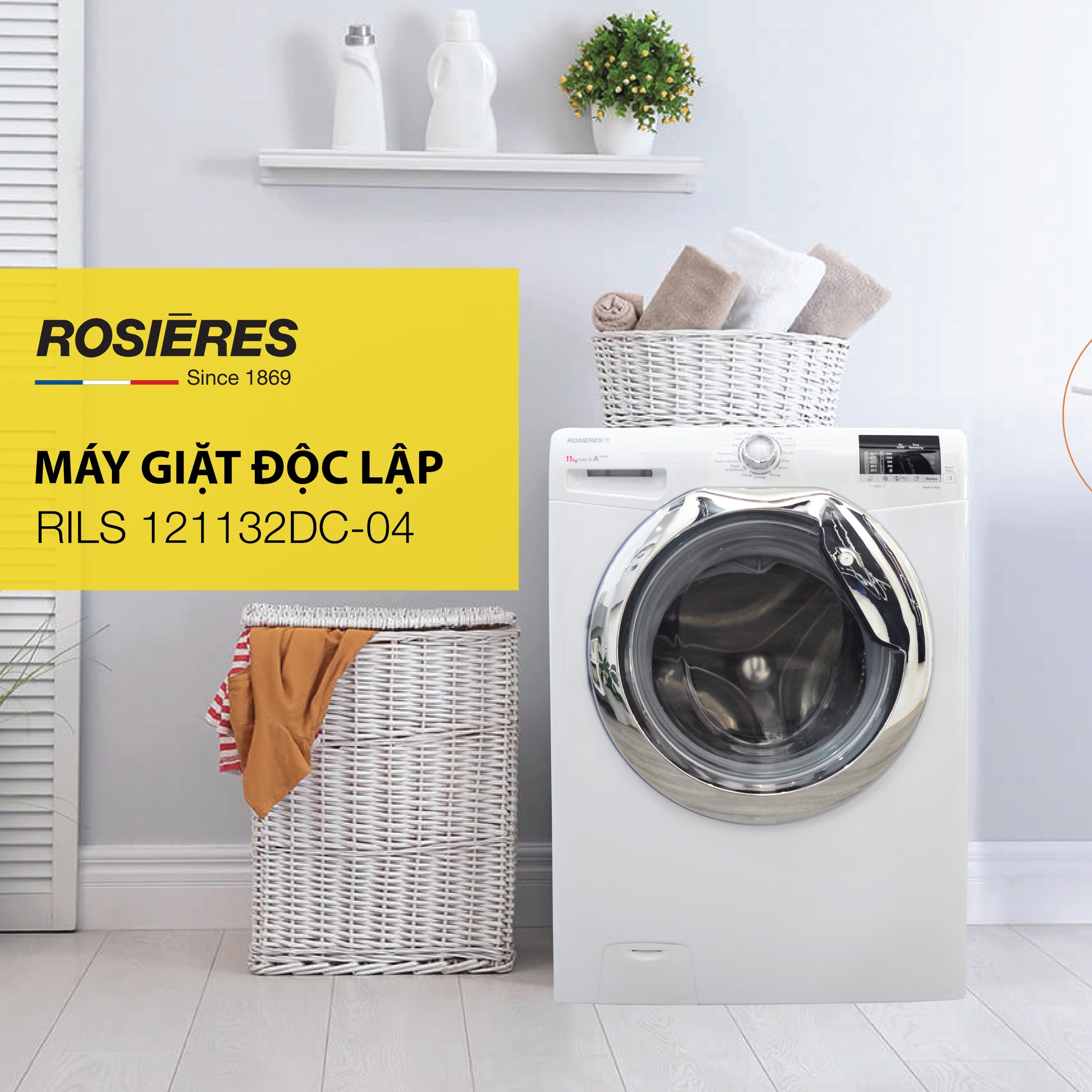 Máy giặt độc lập 11kg RILS121132DC-04