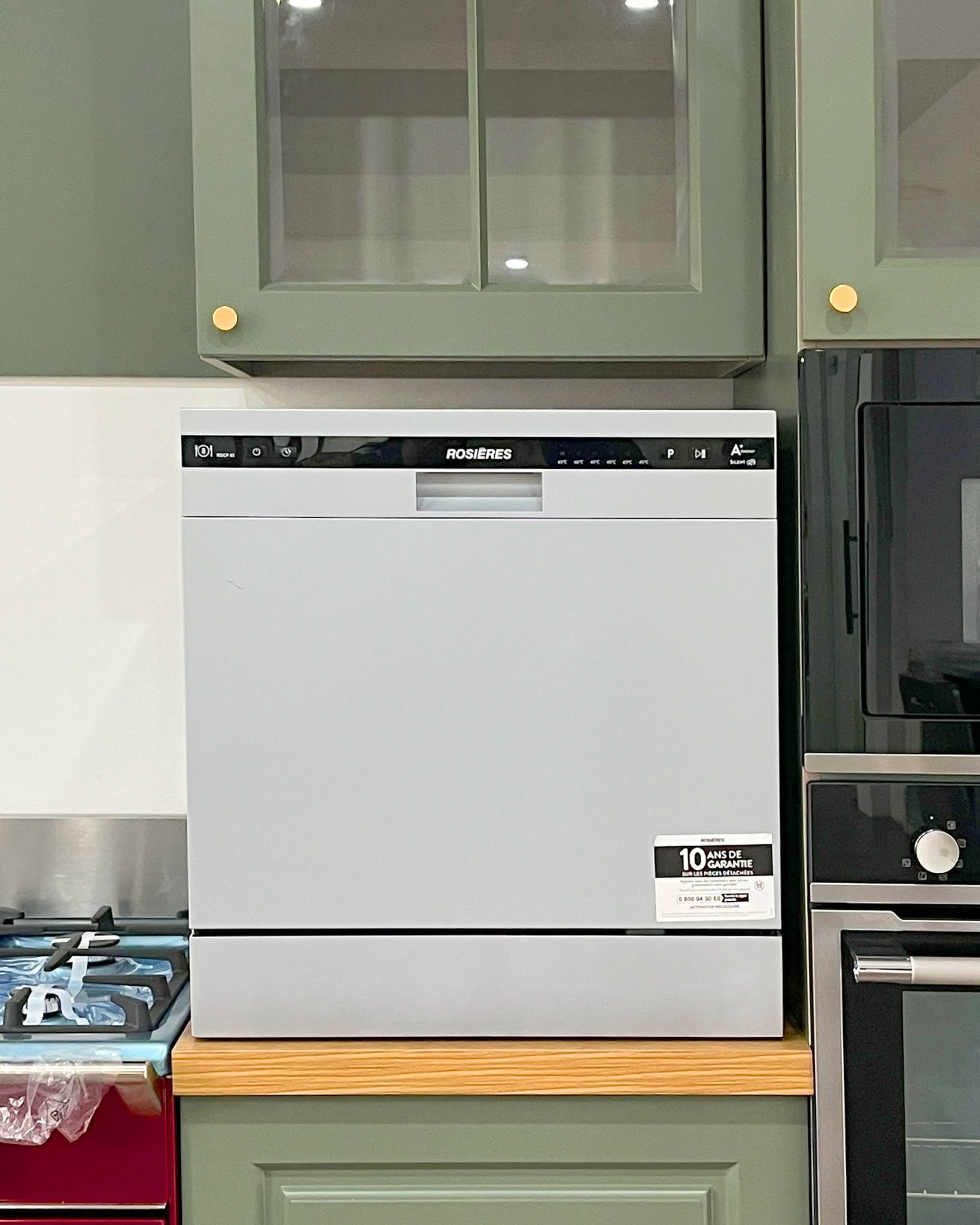 Máy rửa chén bát compact mini 8 bộ Rosières RDCP 8S-04 - Nhập khẩu chính hãng