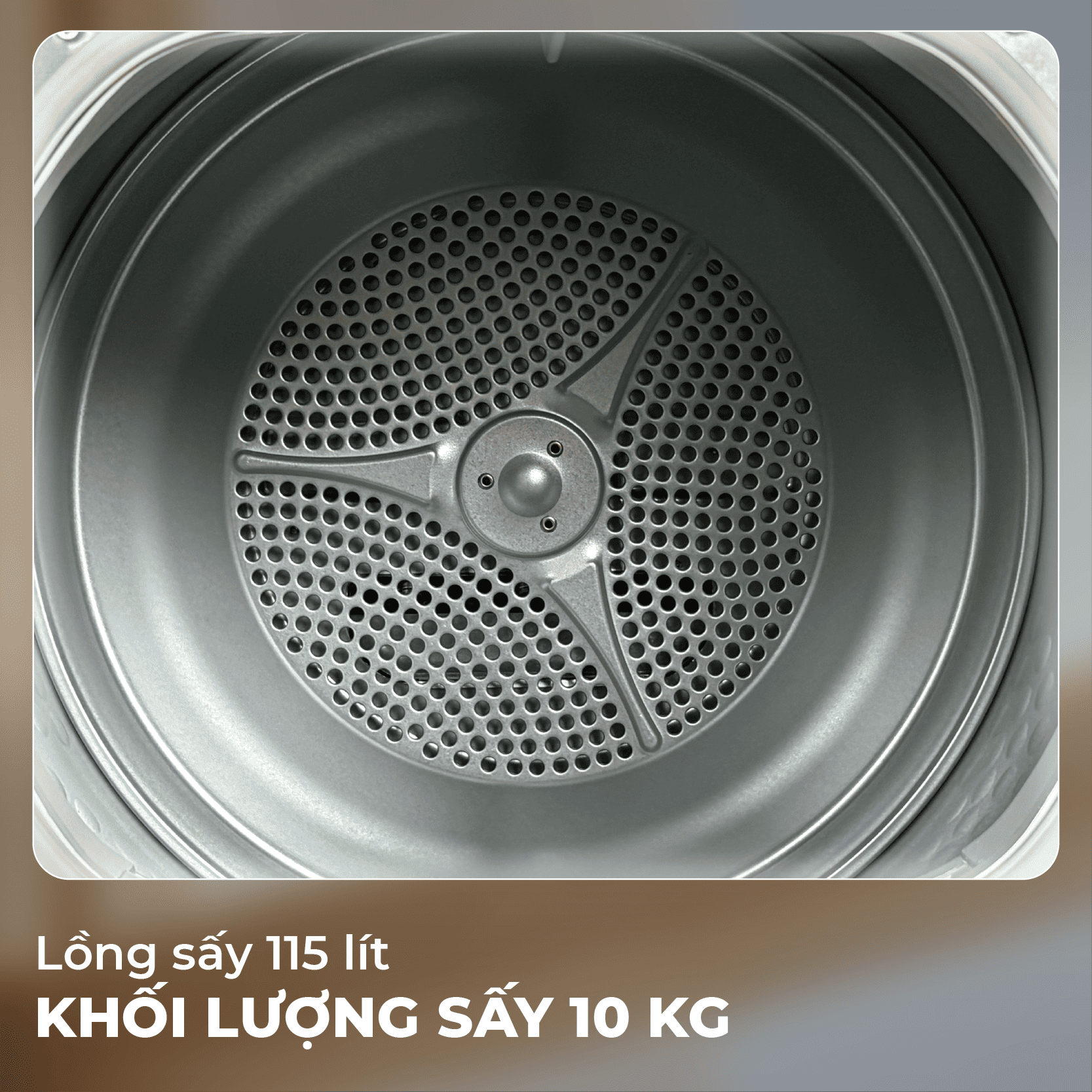 Máy sấy quần áo Rosières 10 kg RILS C10DGR-04 - Nhập khẩu chính hãng