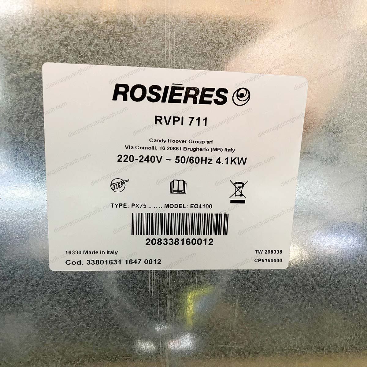 Bếp kết hợp 1 từ 1 hồng ngoại RVPI711