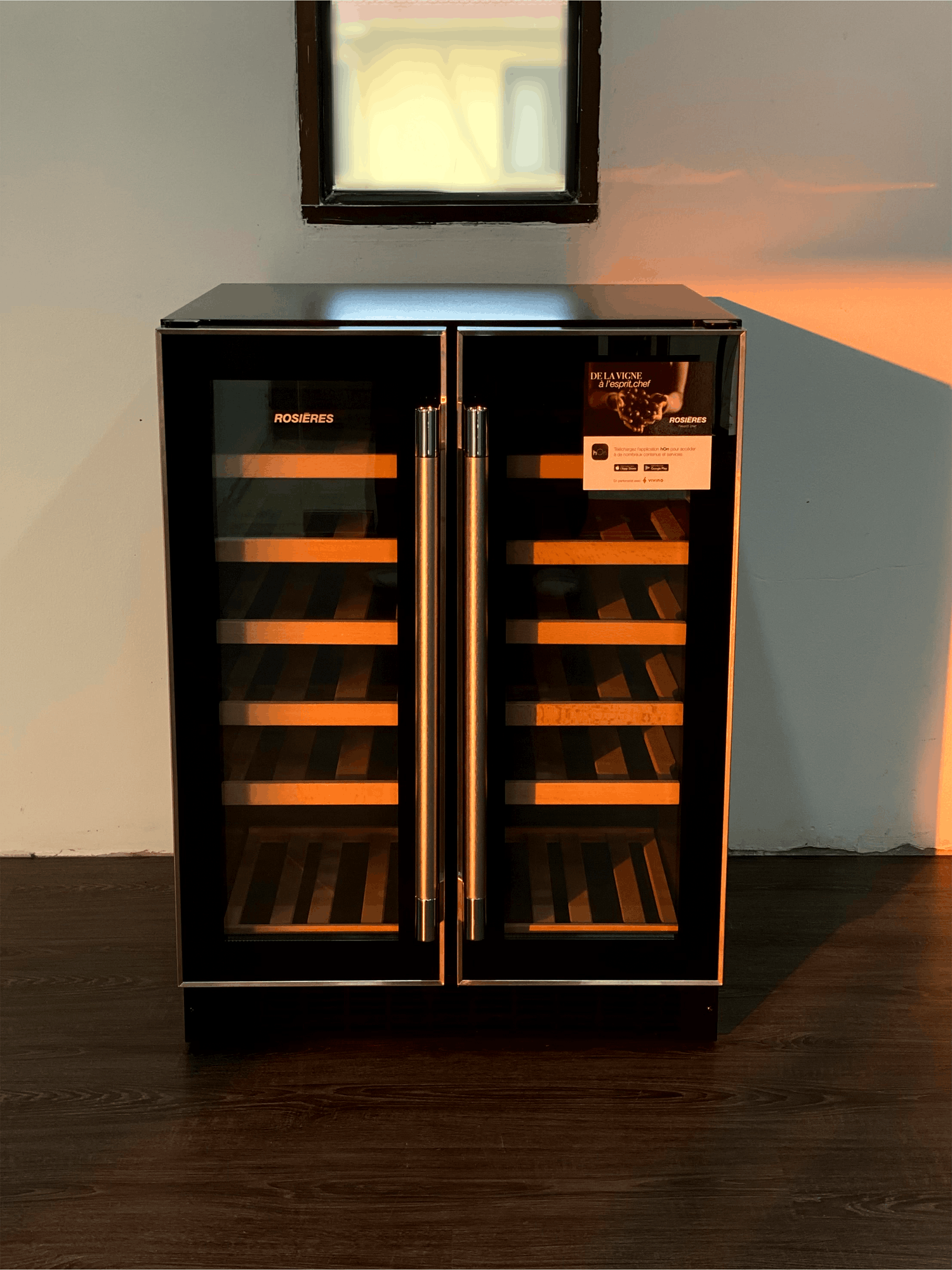 Tủ ướp rượu vang 38 chai RWCB60D/N - Nhập khẩu chính hãng