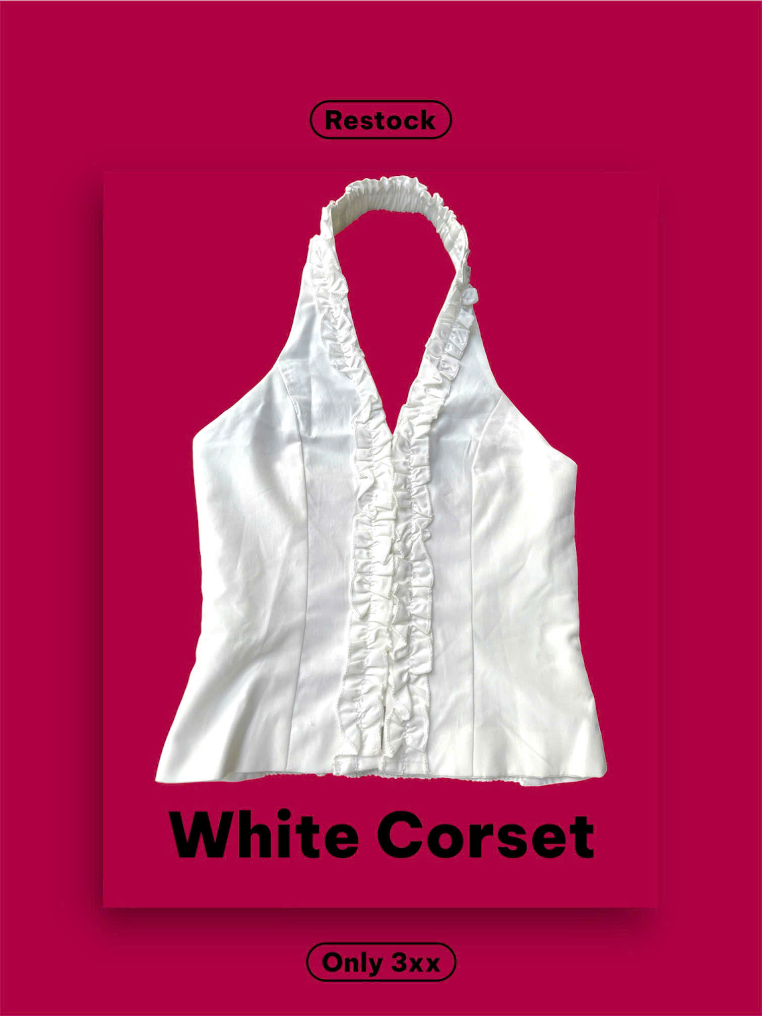 Áo Corset Cổ Yếm Trắng Kaki – Thanh Lịch & Quyến Rũ AW-029