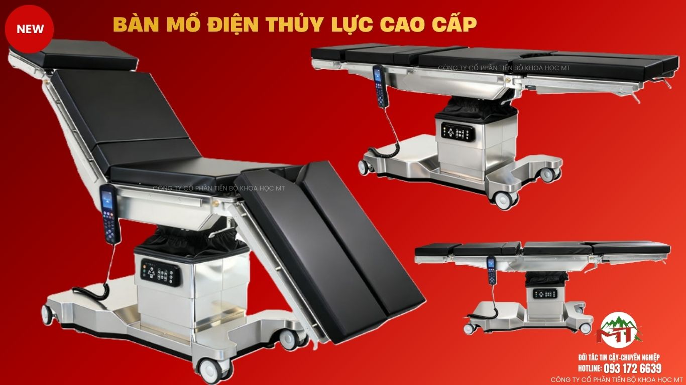 Bàn Mổ Điện Thủy Lực Cao Cấp – Nền Tảng Cốt Lõi Của Phòng Mổ Thông Minh Hiện Đại