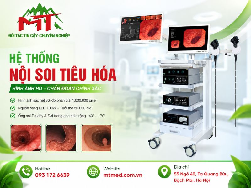 Hệ thống nội soi tiêu hóa - Hướng dẫn sử dụng chi tiết