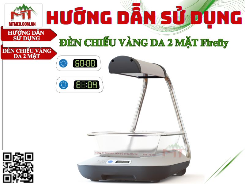 Hướng dẫn sử dụng đèn chiếu vàng da 2 mặt Firefly