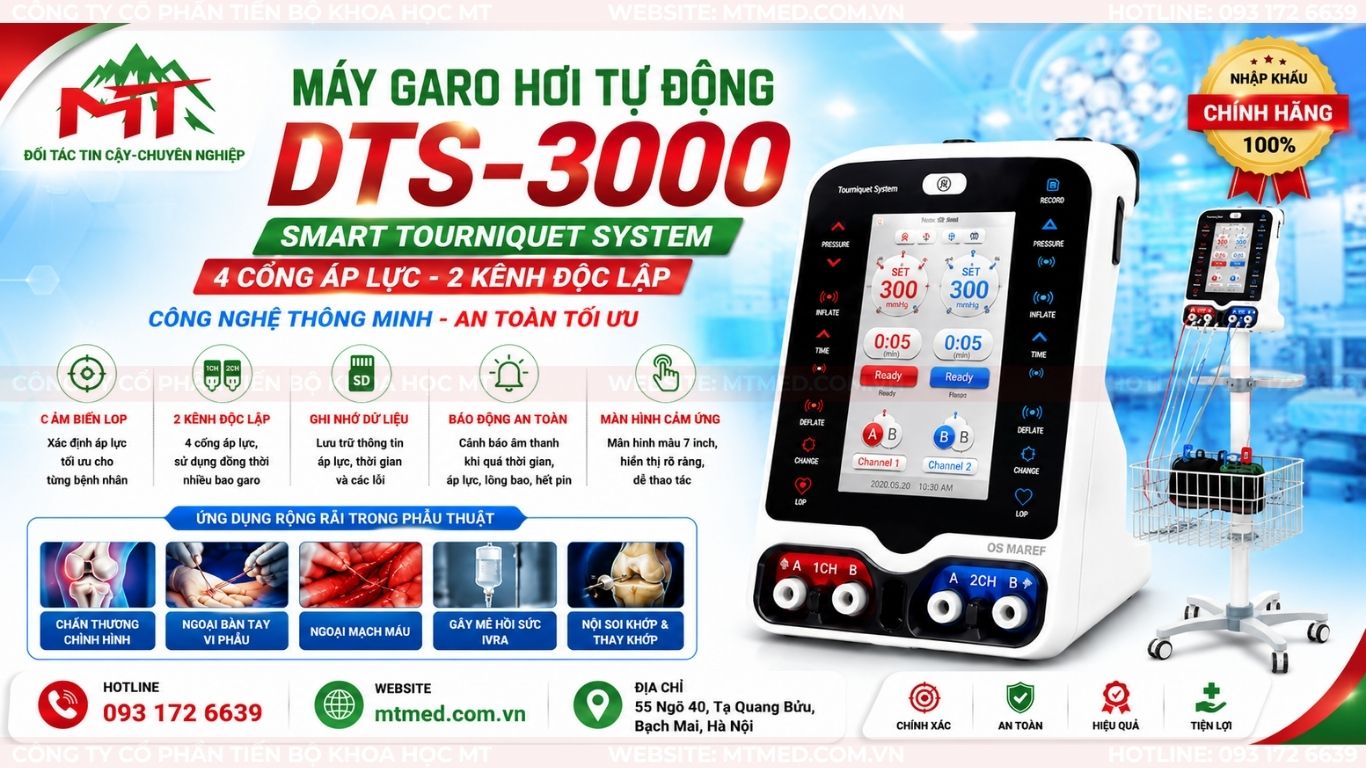 Máy garo hơi tự động DTS3000 - MT Nhập khẩu chính hãng