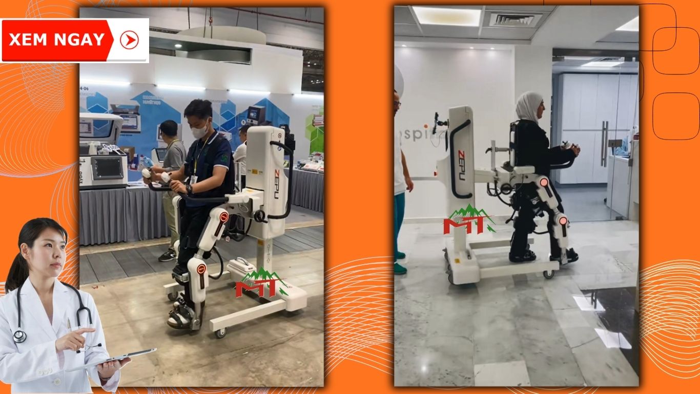 Robot tập đi hỗ trợ phục hồi sau đột quỵ và chấn thương tủy sống