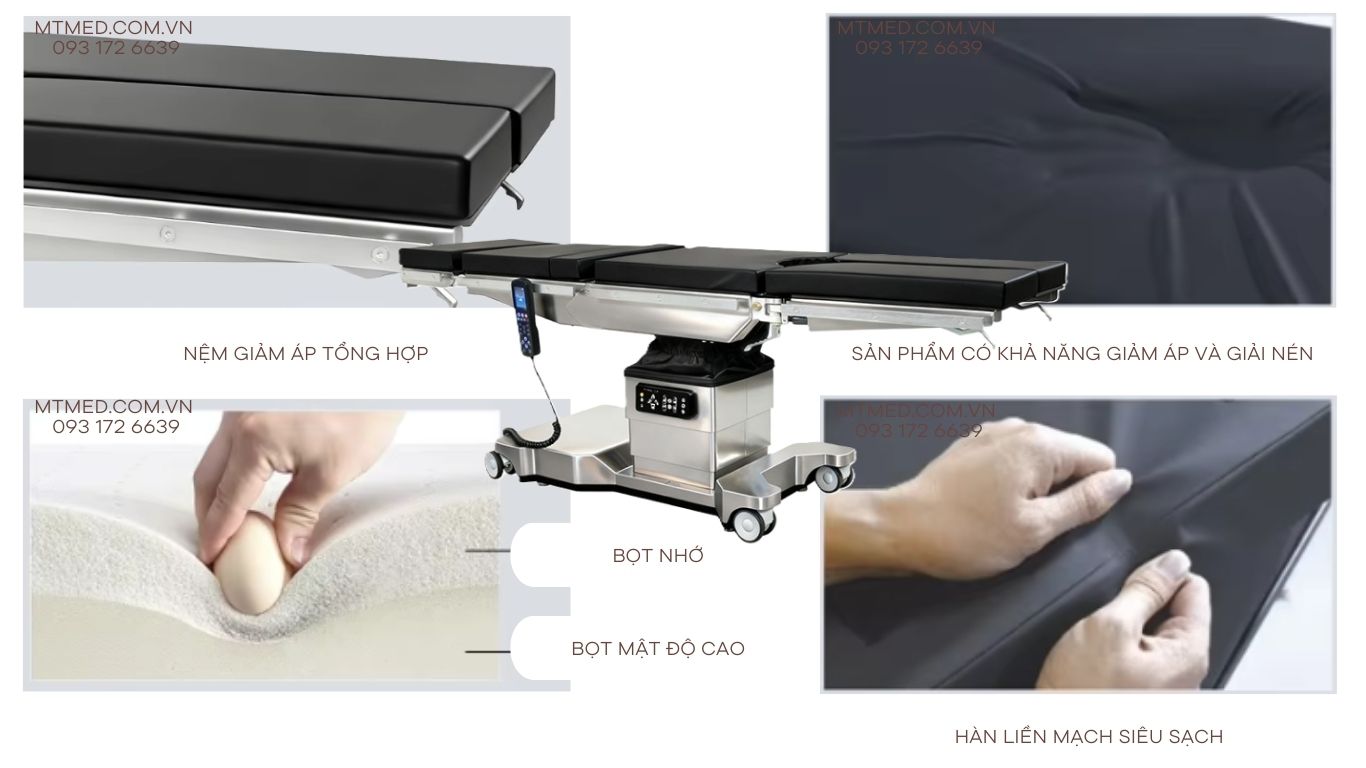 bàn mổ đa năng điện thủy lực trung quốc