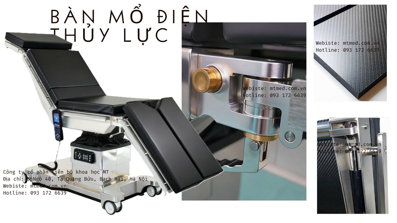 bàn mổ đa năng điện thủy lực