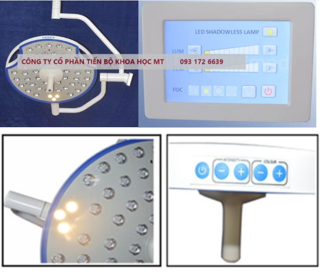 bộ điều khiển của đèn mổ treo trần 2 nhánh v led 700/500