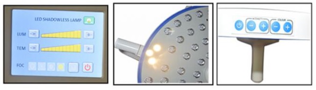 bộ điều khiển đèn mổ treo trần 1 nhánh vled 700