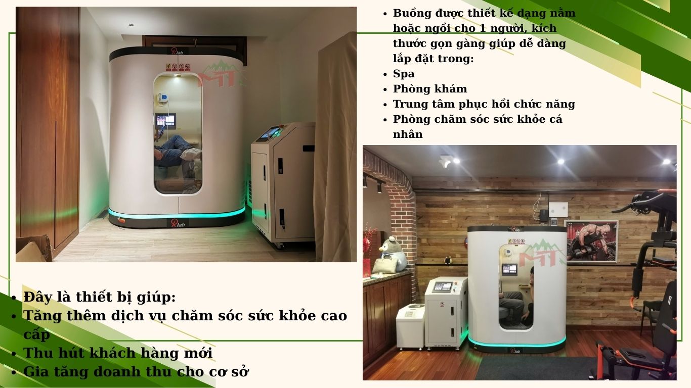 buồng oxy cao áp 1 vị trí