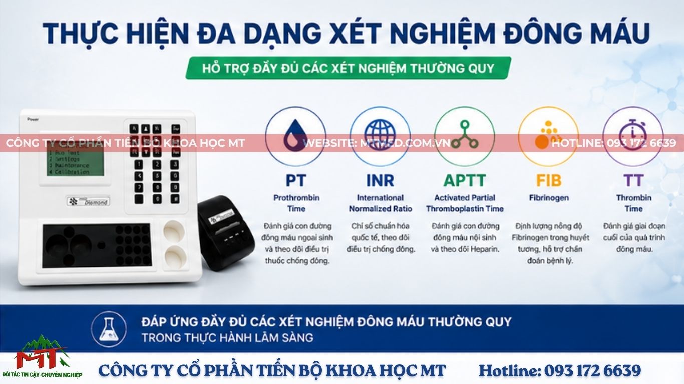 các chỉ số trong xét nghiệm đông máu