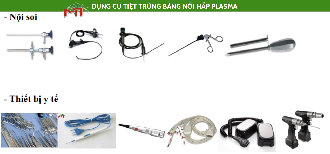 các thiết bị y tế được tiệt trùng bằng plasma