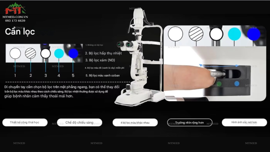 cần lọc màu sắc của kính sinh hiển vi ls-5x