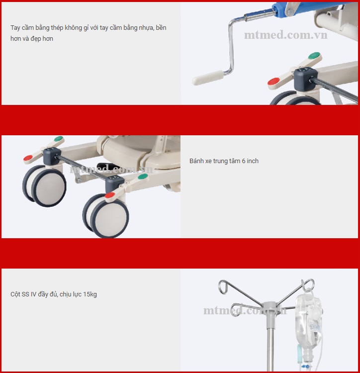 cáng bệnh nhân chất lượng cao