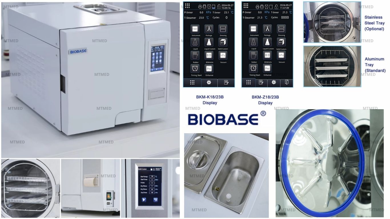 cấu tạo nồi hấp tiệt trùng để bàn biobase