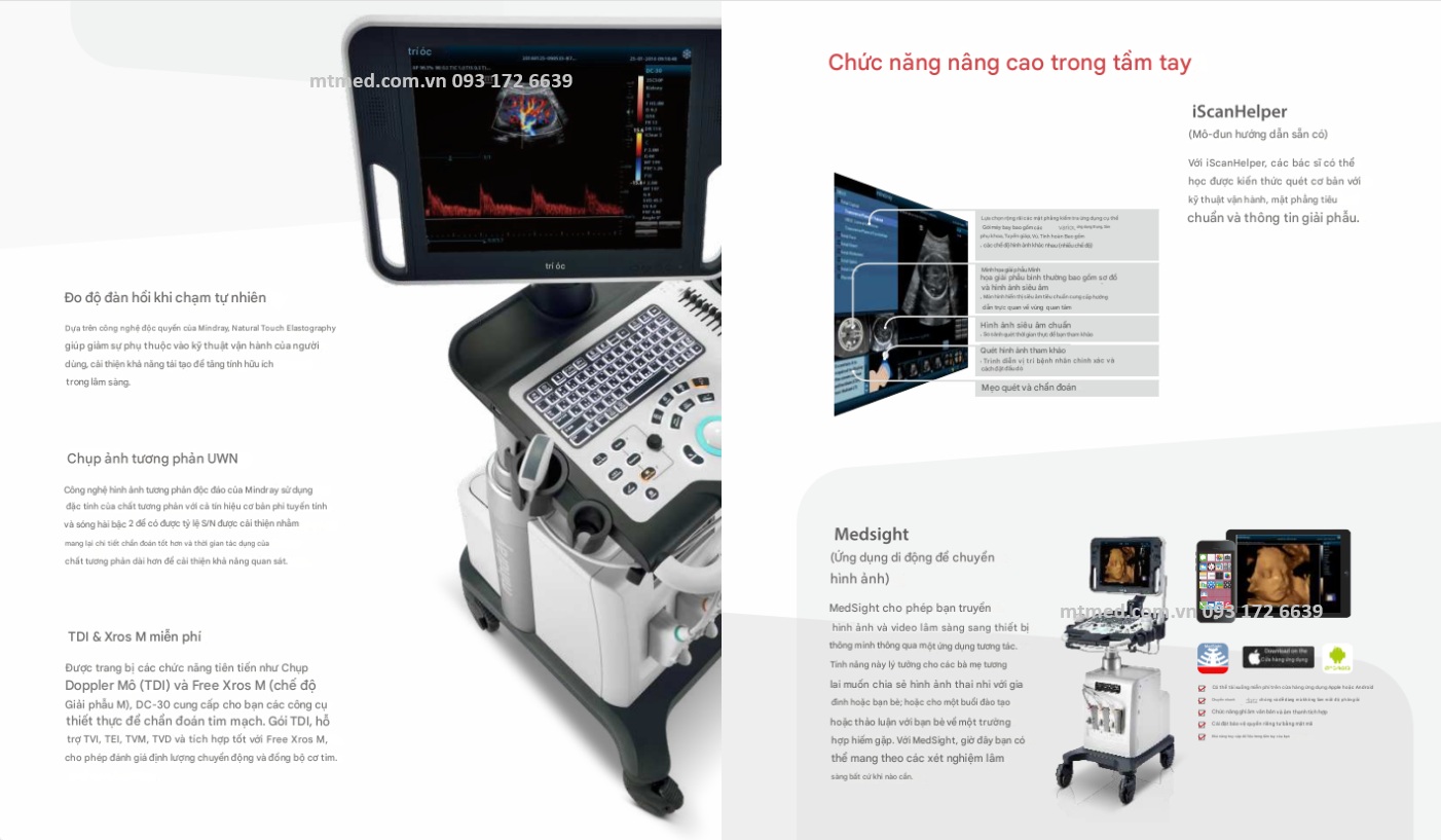chức năng của máy siêu âm giá tốt dc-30 mindray