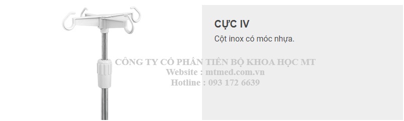 cọc truyền giường bệnh nhân 1 tay quay