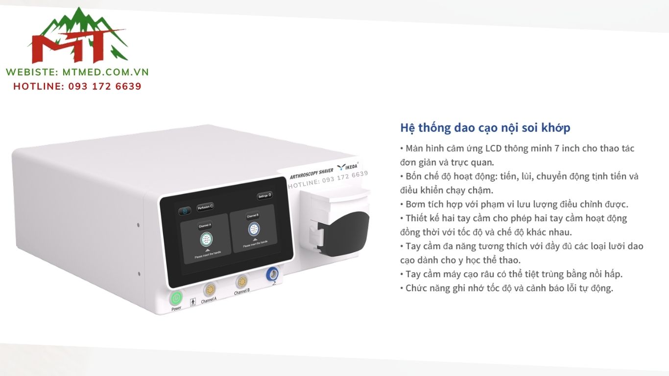 dao cạo nội soi khớp ykeda