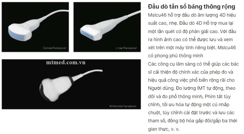 dầu dò của máy siêu âm 4d