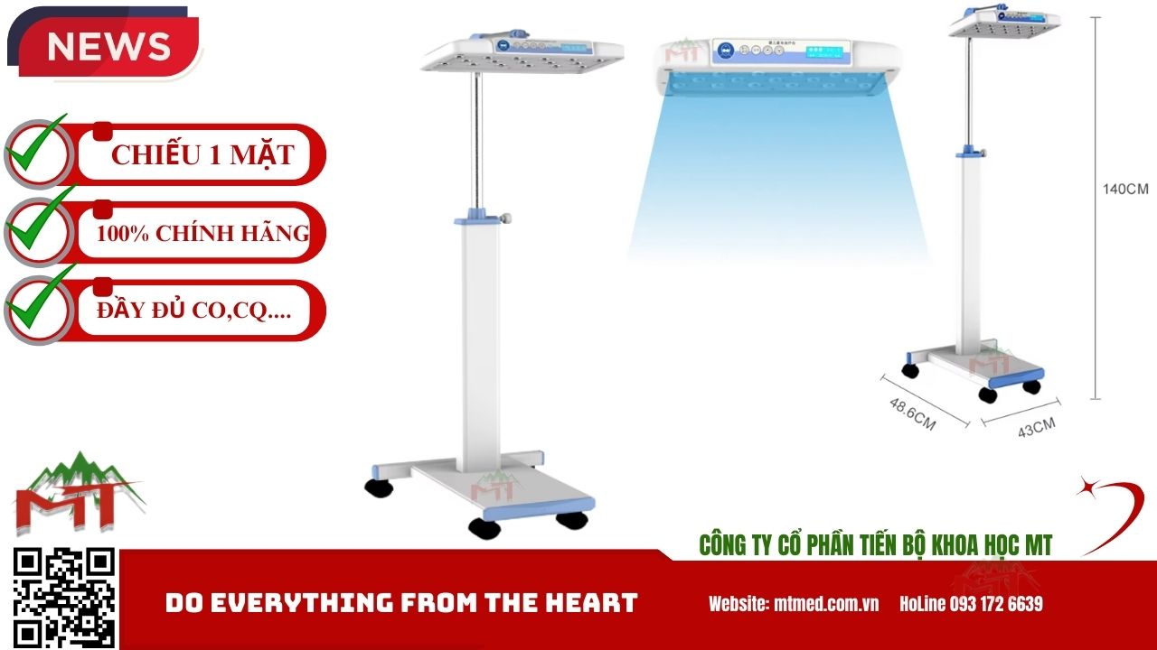 đèn chiếu vàng da cho trẻ sơ sinh mslhd09